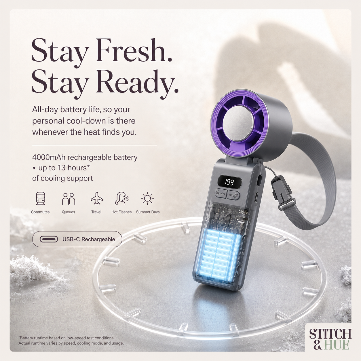 Handheld Cooling Fan